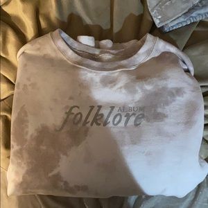 Tye Dye Folklore Crewneck